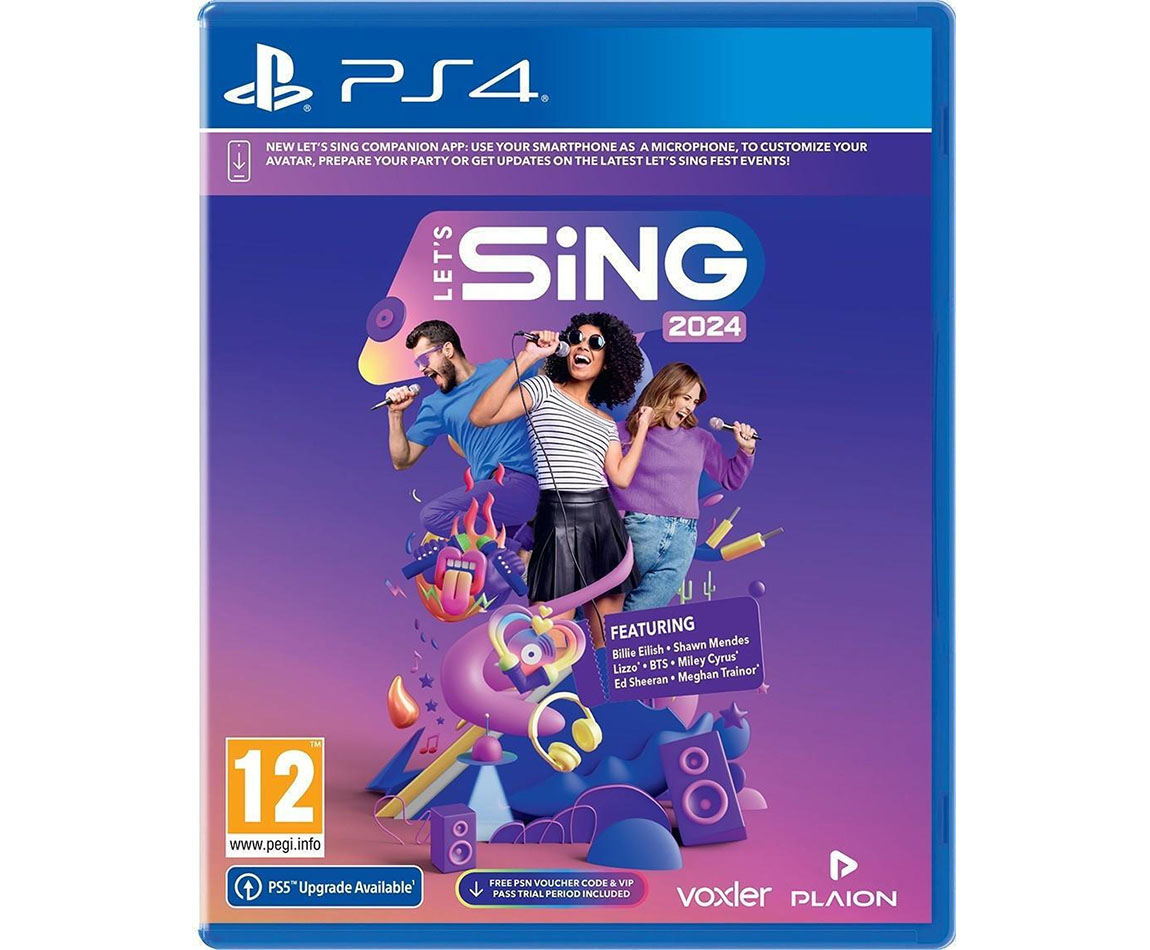 4020628611583 Let's Sing 2024 PS4 Game (SPA) - Image 1