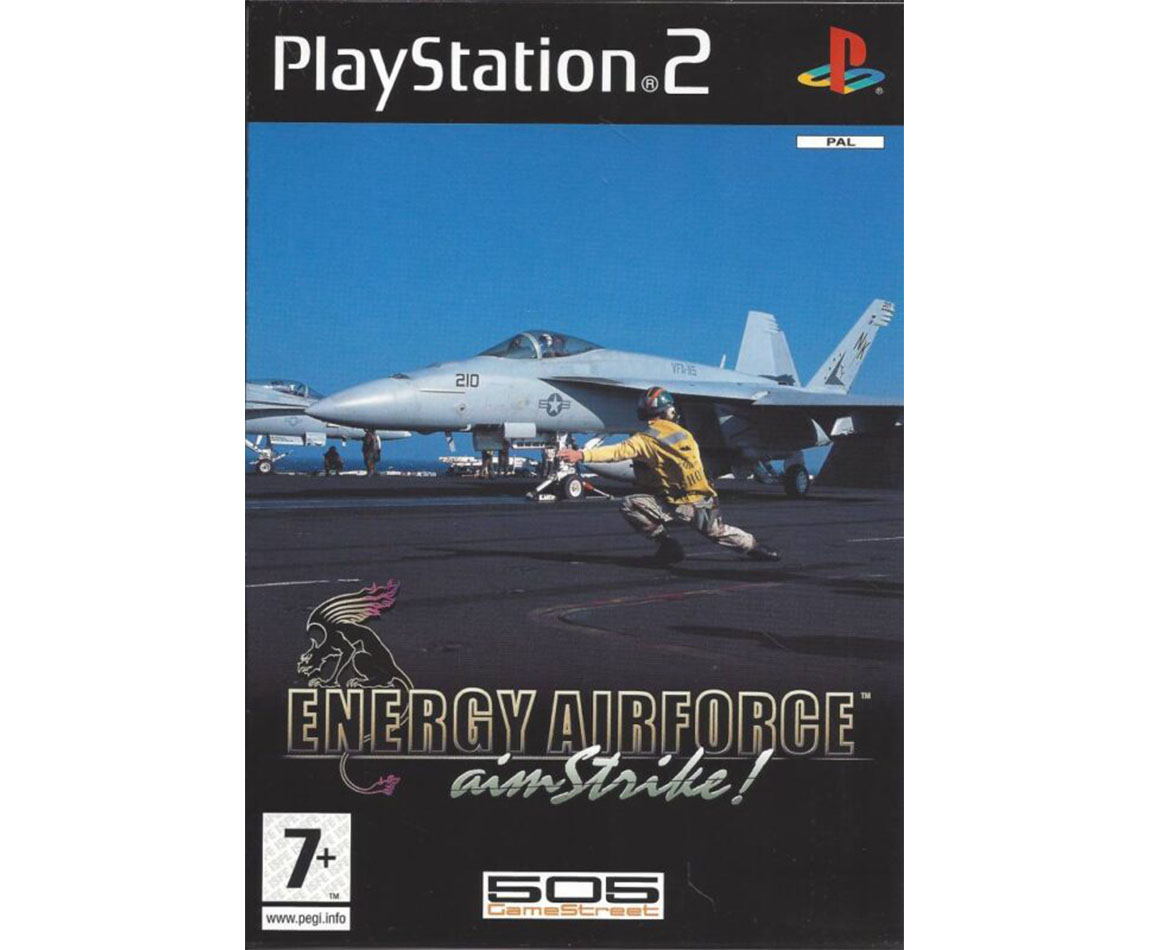 VG000080 Energy Airforce Aim Strike USED PS2 - Image 1