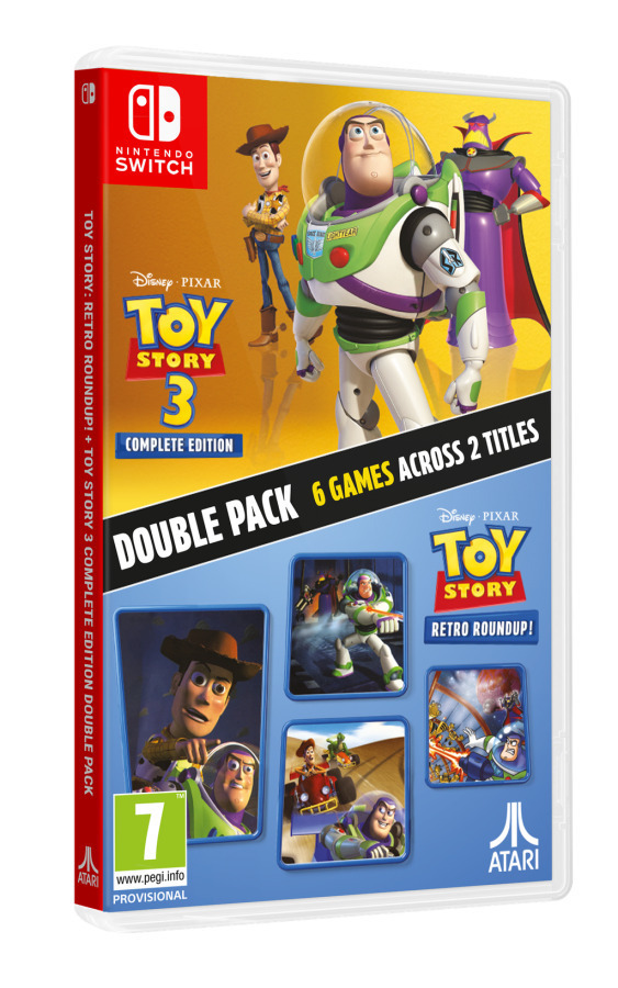 toy3 switch Toy Story: Retro Roundup! + Toy Story 3 Complete Edition Double Pack Switch Game - Image 1
